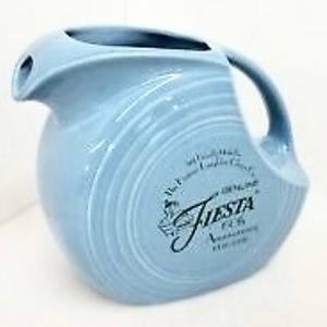 Fiesta Large 60th Anniversary Vintage Pitcher Blue 1996